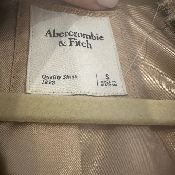 Abercrombie & Fitch Faux Leopard Fur Coat Size Small - Picture 2 of 5